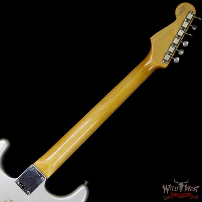 Fender Custom Shop 1962 Stratocaster HSS EVH Pickup Relic Rosewood Fingerboard Inca Silver - Image 11