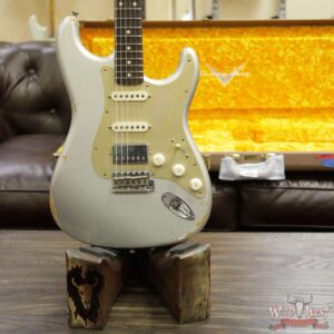 Fender Custom Shop 1962 Stratocaster HSS EVH Pickup Relic Rosewood Fingerboard Inca Silver - Image 13