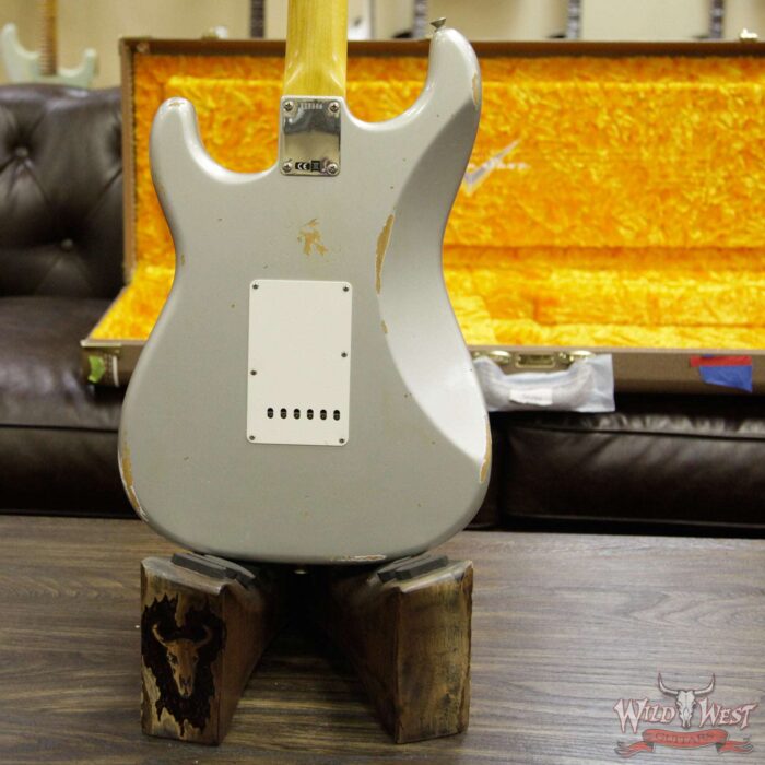 Fender Custom Shop 1962 Stratocaster HSS EVH Pickup Relic Rosewood Fingerboard Inca Silver - Image 15