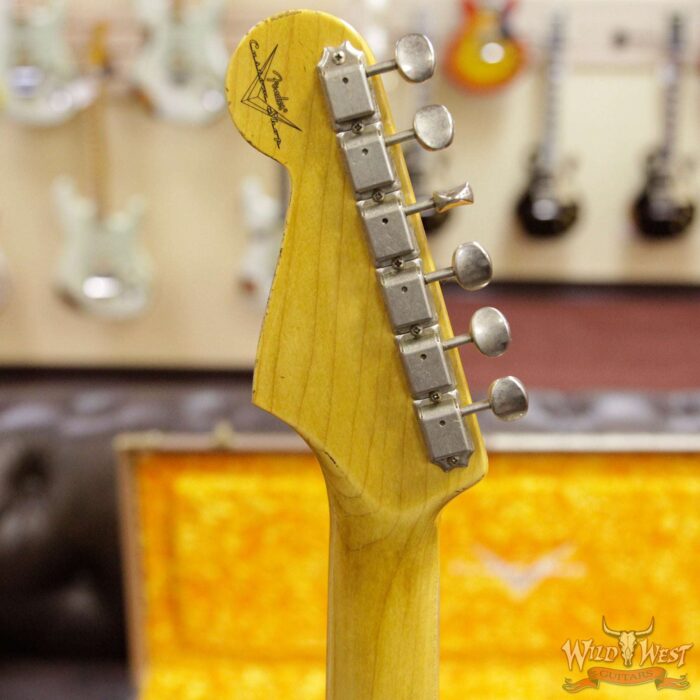 Fender Custom Shop 1962 Stratocaster HSS EVH Pickup Relic Rosewood Fingerboard Inca Silver - Image 10