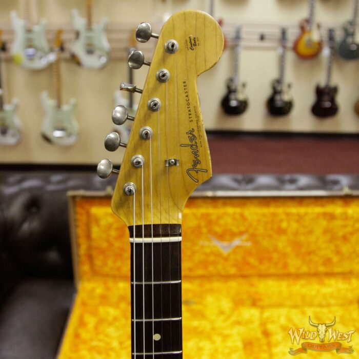 Fender Custom Shop 1962 Stratocaster HSS EVH Pickup Relic Rosewood Fingerboard Inca Silver - Image 8