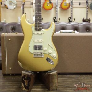 Fender Custom Shop 1962 Stratocaster HSS EVH Pickup Relic Rosewood Fingerboard Aztec Gold - Image 4