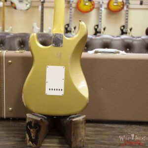 Fender Custom Shop 1962 Stratocaster HSS EVH Pickup Relic Rosewood Fingerboard Aztec Gold - Image 6