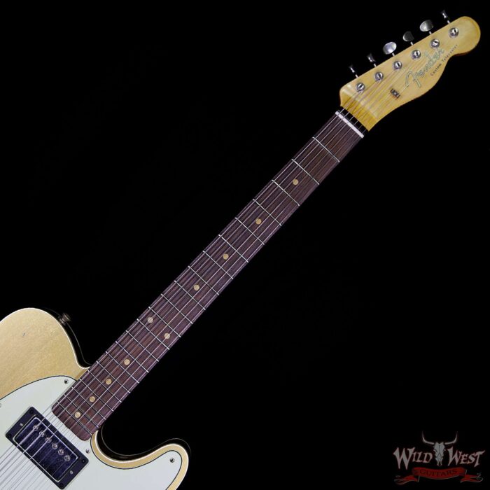 Fender Custom Shop 1962 Telecaster Custom Relic HH EVH Pickups Aztec Gold - Image 9