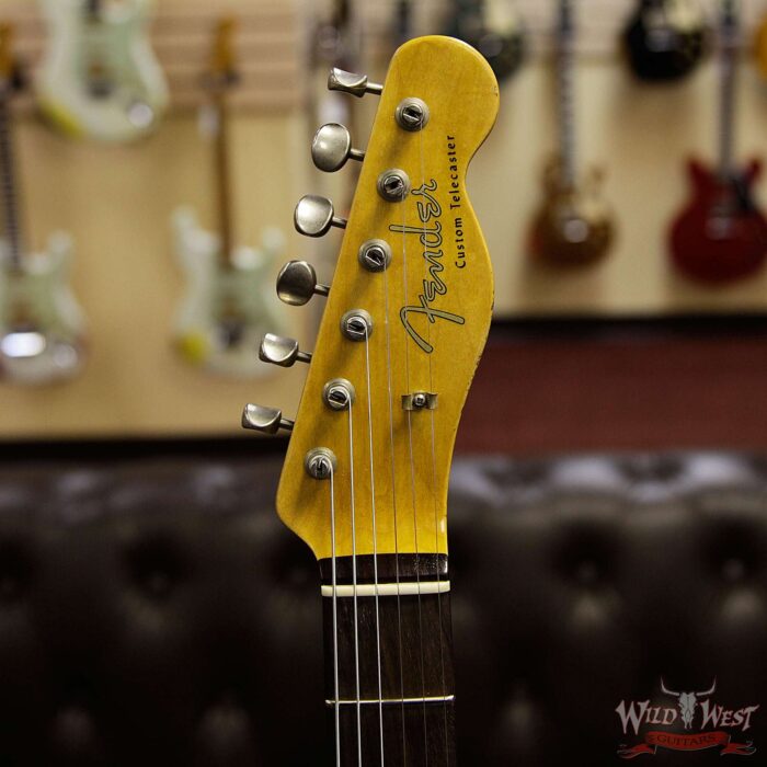 Fender Custom Shop 1962 Telecaster Custom Relic HH EVH Pickups Aztec Gold - Image 10