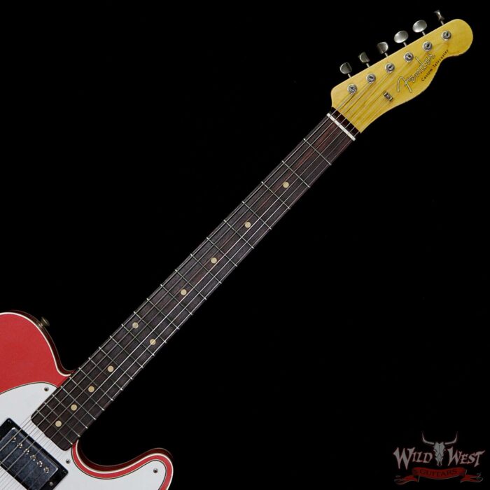 2018 Fender Custom Shop 1962 Telecaster Custom Relic HH EVH Pickups Fiesta Red - Image 8