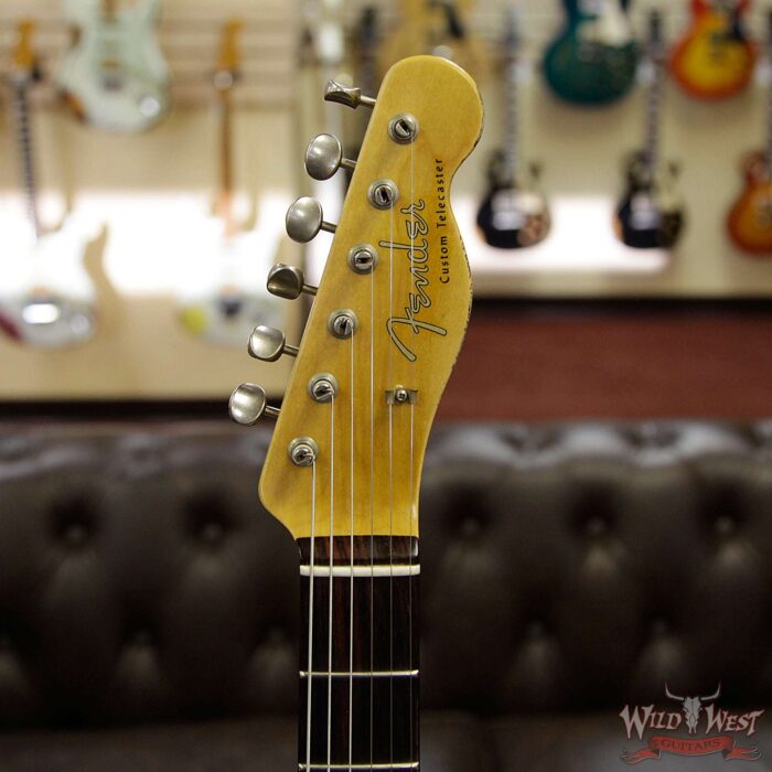 2018 Fender Custom Shop 1962 Telecaster Custom Relic HH EVH Pickups Fiesta Red - Image 16