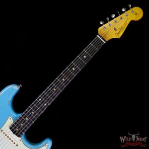 Fender 1963 Stratocaster Heavy Relic AAA Rosewood Fingerboard Taos Turquoise - Image 9