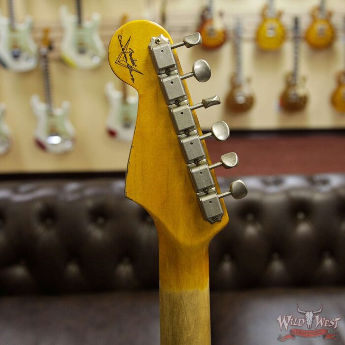 Fender 1963 Stratocaster Heavy Relic AAA Rosewood Fingerboard Taos Turquoise - Image 10