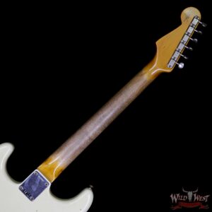 Fender Custom Shop 1963 Stratocaster Journeyman Relic with Dirty Neck Rosewood Board Vintage White - Image 13