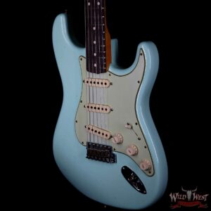 Fender Custom Shop 1963 Stratocaster Journeyman Relic with Dirty Neck Rosewood Board Surf Green - Image 2