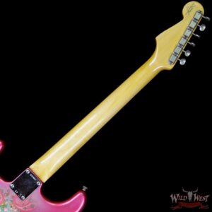 2018 Fender Custom Shop 1963 Stratocaster Relic Rosewood Fingerboard Pink Paisley - Image 11