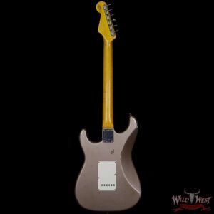 Fender Custom Shop 1963 Stratocaster Relic Rosewood Fingerboard Shoreline Gold - Image 6