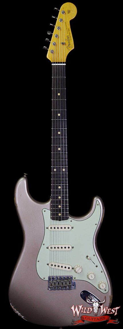 Fender Custom Shop 1963 Stratocaster Relic Rosewood Fingerboard Shoreline Gold