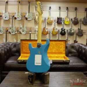2018 Fender Custom Shop 1963 Stratocaster Relic Rosewood Fingerboard Taos Turquoise - Image 14