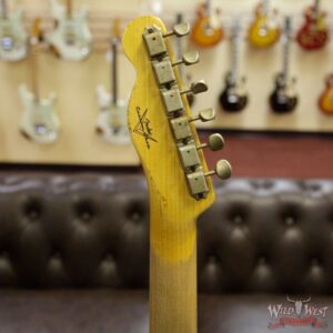 Fender Custom Shop 1963 Telecaster Heavy Relic Rosewood Fretboard 3 Tone Sunburst - Image 14