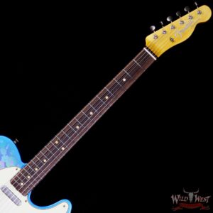 Fender Custom Shop 1963 Telecaster Relic Rosewood Fingerboard Blue Flower - Image 9
