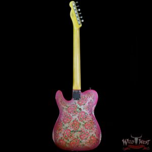 Fender Custom Shop 1963 Telecaster Relic Rosewood Fingerboard Pink Paisley - Image 6