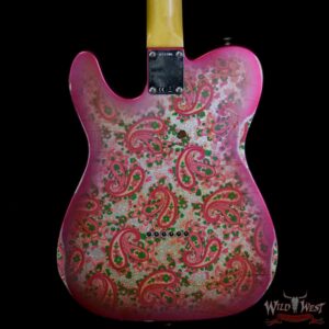 Fender Custom Shop 1963 Telecaster Relic Rosewood Fingerboard Pink Paisley - Image 7