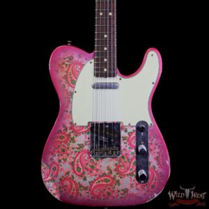 Fender Custom Shop 1963 Telecaster Relic Rosewood Fingerboard Pink Paisley - Image 3