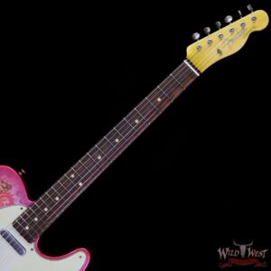 Fender Custom Shop 1963 Telecaster Relic Rosewood Fingerboard Pink Paisley - Image 8