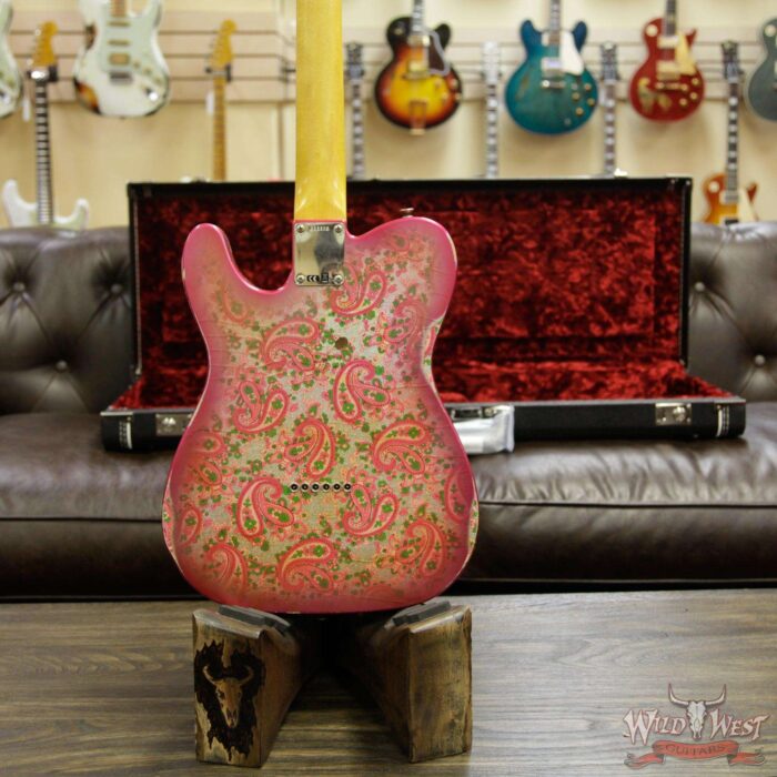 Fender Custom Shop 1963 Telecaster Relic Rosewood Fingerboard Pink Paisley - Image 15