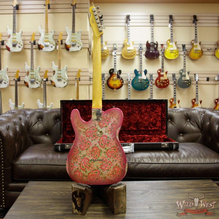 Fender Custom Shop 1963 Telecaster Relic Rosewood Fingerboard Pink Paisley - Image 13