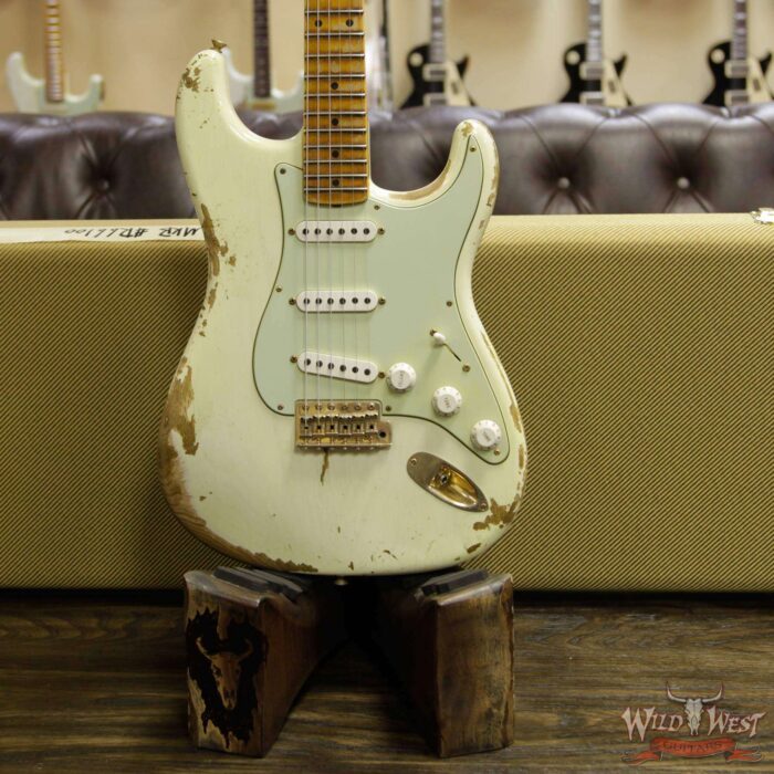 Fender Custom Shop 1956 Stratocaster Heavy Relic AA Flame Maple Neck Mary Kaye Blonde - Image 13