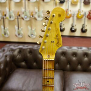 Fender Custom Shop 1956 Stratocaster Heavy Relic AA Flame Maple Neck Mary Kaye Blonde - Image 8
