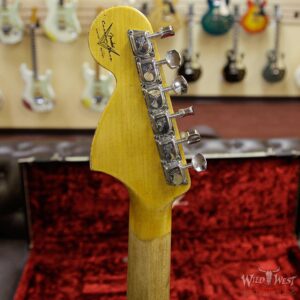 Fender Custom Shop Summer Event #37 Super Faded Aged 1968 Stratcaster HR Flame Neck Heavy Relic Lake Placid Blue - Image 13