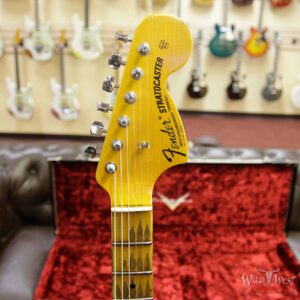 Fender Custom Shop Summer Event #37 Super Faded Aged 1968 Stratcaster HR Flame Neck Heavy Relic Lake Placid Blue - Image 9