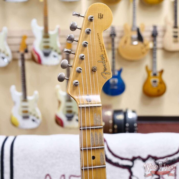 Fender Custom Shop Limited Edition 70th Anniversary 1954 Stratocaster Journeyman Wide Fade 2 Tone Sunburst 7.30 LBS - Image 7