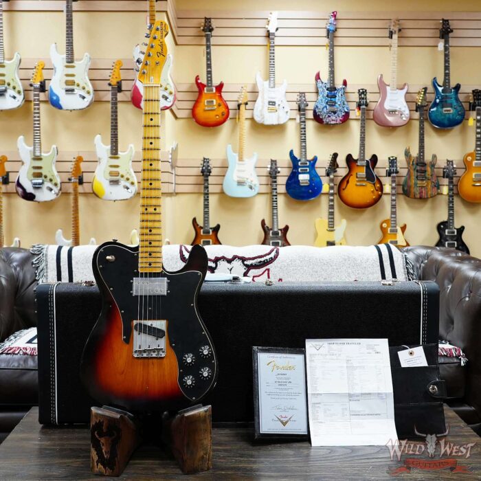 Fender Custom Shop 1967 Telecaster Custom HS AA Flame Maple Neck Journeyman Relic 3 Tone Sunburst 6.80 LBS - Image 5