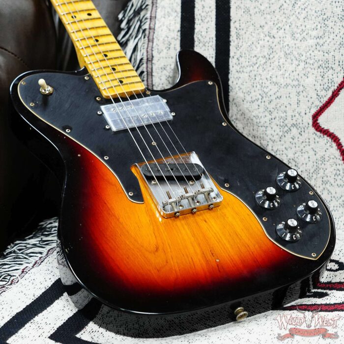 Fender Custom Shop 1967 Telecaster Custom HS AA Flame Maple Neck Journeyman Relic 3 Tone Sunburst 6.80 LBS - Image 7