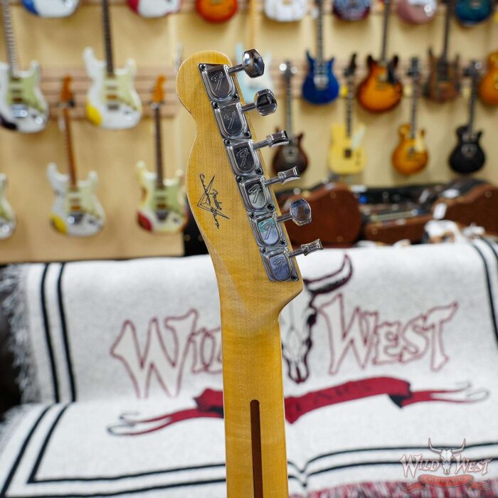Fender Custom Shop 1967 Telecaster Custom HS AA Flame Maple Neck Journeyman Relic 3 Tone Sunburst 6.80 LBS - Image 10