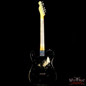 Fender Custom Shop 1951 Nocaster Telecaster Heavy Relic Maple Neck Faded Black - Image 6