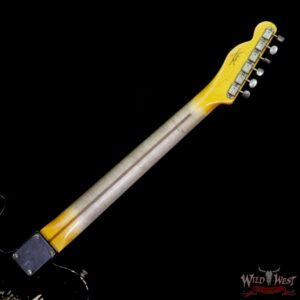 Fender Custom Shop 1951 Nocaster Telecaster Heavy Relic Maple Neck Faded Black - Image 9