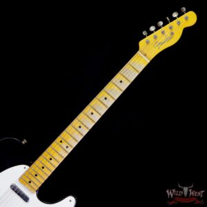 Fender Custom Shop 1951 Nocaster Telecaster Heavy Relic Maple Neck Faded Black - Image 8