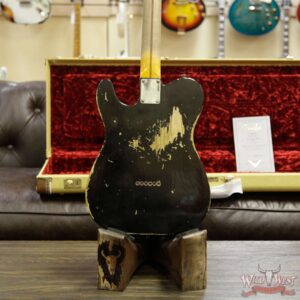 Fender Custom Shop 1951 Nocaster Telecaster Heavy Relic Maple Neck Faded Black - Image 15