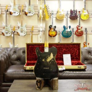 Fender Custom Shop 1951 Nocaster Telecaster Heavy Relic Maple Neck Faded Black - Image 13
