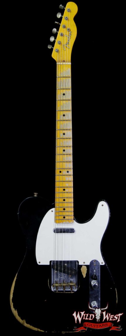 Fender Custom Shop 1951 Nocaster Telecaster Heavy Relic Maple Neck Faded Black