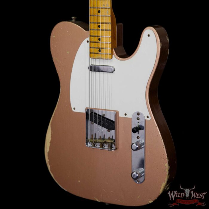 Fender Custom Shop 1952 Telecaster Heavy Relic Copper Streamlined U Neck - Image 2