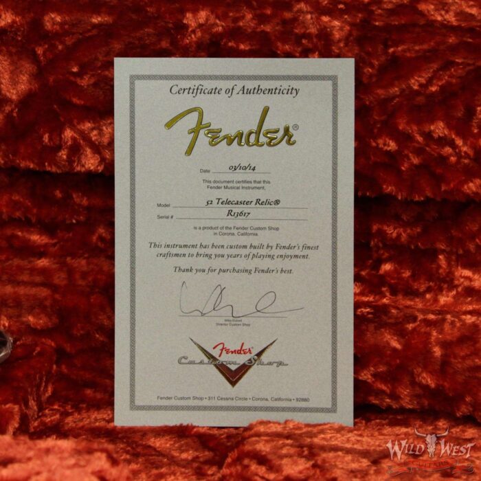 Fender Custom Shop 1952 Telecaster Heavy Relic Copper Streamlined U Neck - Image 16
