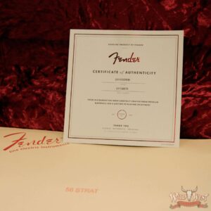 Fender USA American Vintage `56 1956 Stratocaster Maple Neck & Fretboard Black V1738678 - Image 8