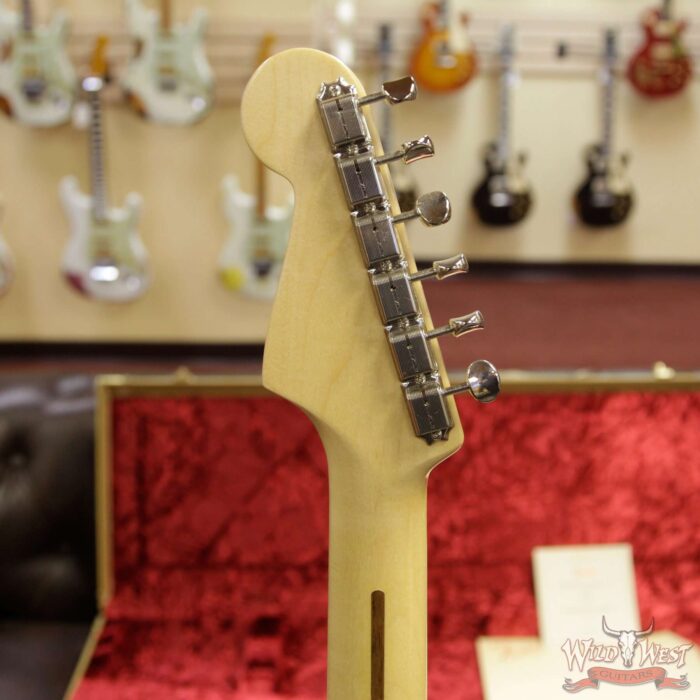 Fender USA American Vintage `56 1956 Stratocaster Maple Neck & Fretboard Black V1738678 - Image 10