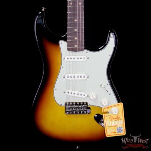 Fender USA American Vintage `59 Stratocaster Rosewood Fretboard 3 Tone Sunburst V1743617 - Image 4