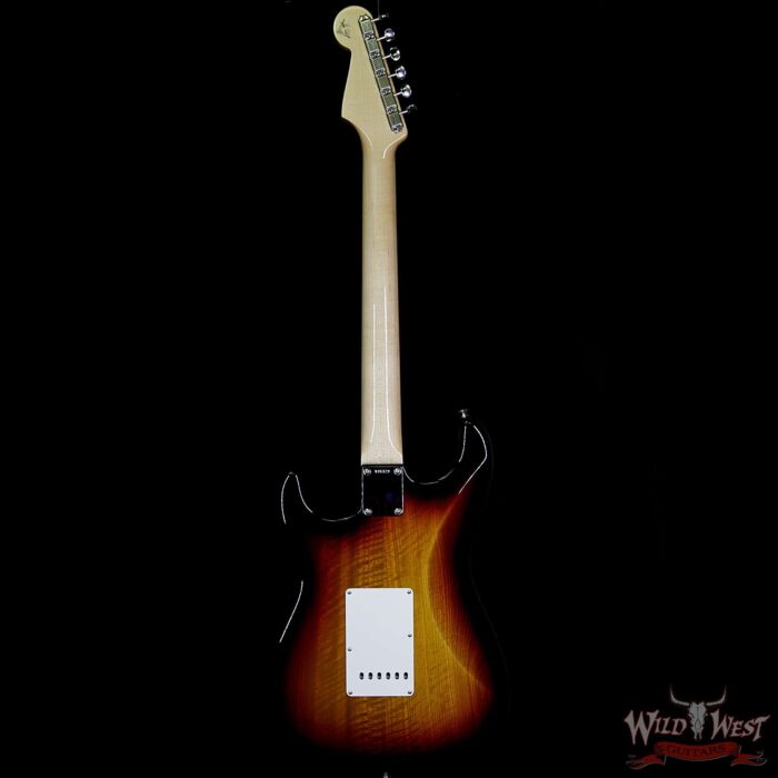Fender Custom Shop Greg Fessler Masterbuilt Flamed Sassafras 1960 Stratocaster NOS w/ Josefina Pickups 3 Tone Sunburst - Image 6