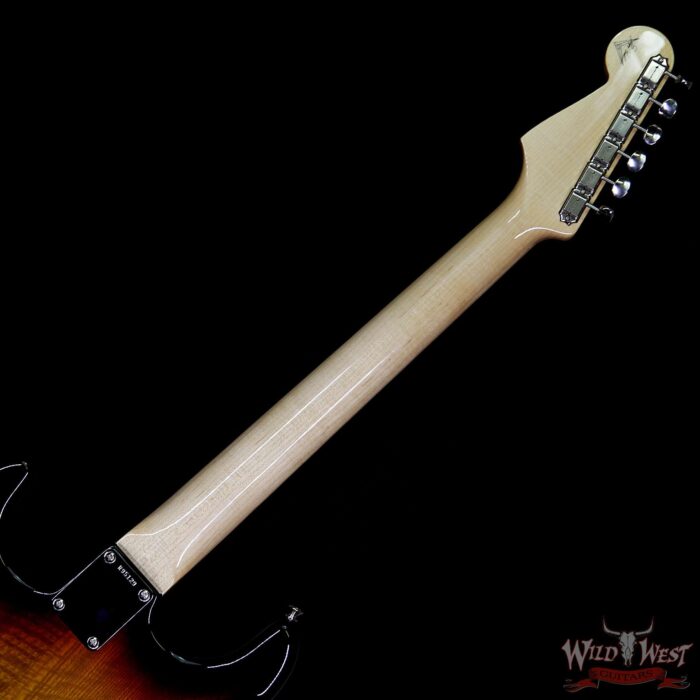 Fender Custom Shop Greg Fessler Masterbuilt Flamed Sassafras 1960 Stratocaster NOS w/ Josefina Pickups 3 Tone Sunburst - Image 13