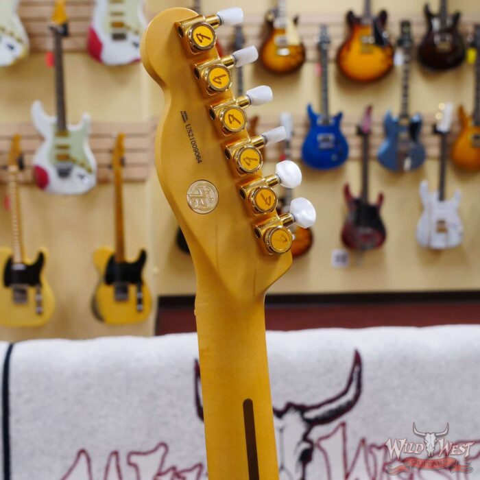 Fender 75th Anniversary Commemorative Ash Telecaster Maple Fingerboard 2-Color Bourbon Burst - Image 10
