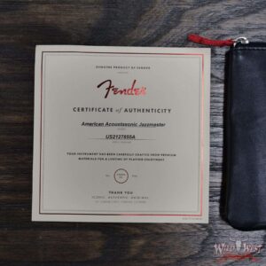 Fender American Acoustasonic Jazzmaster Ebony Fingerboard Natural - Image 12